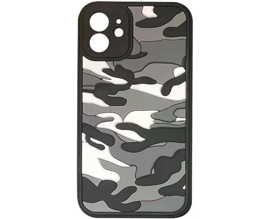Чехол TPU+PC Army Collection для Apple iPhone 12 (6.1") Серый