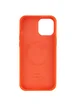 Чехол Silicone case (AAA) full with Magsafe and Animation для Apple iPhone 12 Pro / 12 (6.1") Оранжевый / Electric Orange
