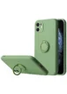 Чехол TPU Candy Ring Full Camera для Apple iPhone 12 (6.1") Мятный / Mint