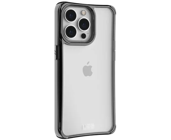 Чехол TPU UAG PLYO series для Apple iPhone 12 Pro / 12 (6.1") Прозрачный / Черный