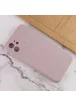 Чехол Silicone Case Lakshmi Square Full Camera для Apple iPhone 12 (6.1") Серый / Lavender