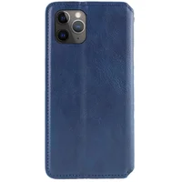 Шкіряний чохол-книжка GETMAN Cubic (PU) для Apple iPhone 12 Pro / 12 (6.1") Синій