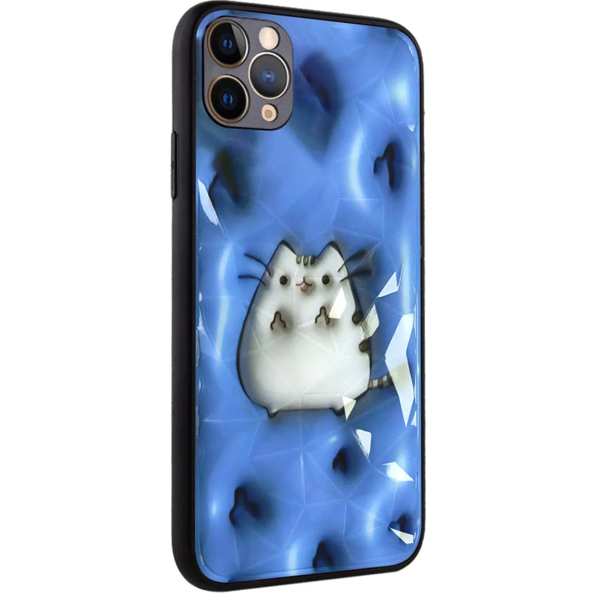 TPU+PC чехол Prisma Fluffie для Apple iPhone 12 Pro (6.1") Pusheen