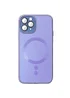 Чехол TPU+Glass Sapphire Midnight with MagSafe для Apple iPhone 12 Pro (6.1") Сиреневый / Dasheen