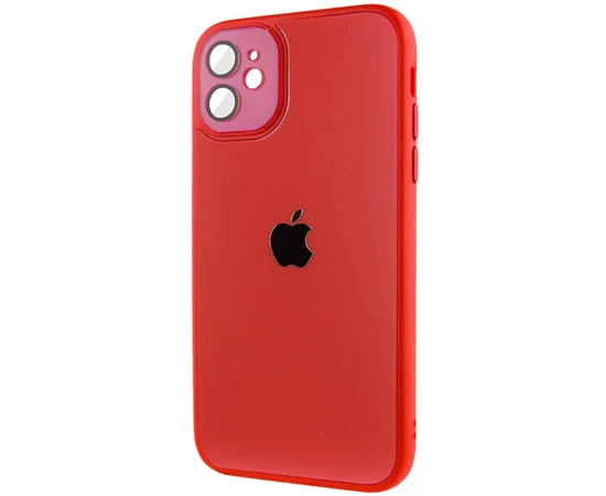 Чехол TPU+Glass Sapphire Midnight для Apple iPhone 12 (6.1") Красный / Red
