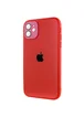 Чехол TPU+Glass Sapphire Midnight для Apple iPhone 12 (6.1") Красный / Red