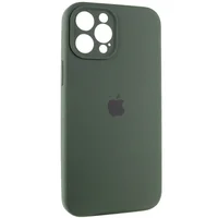 Чохол Silicone Case Full Camera Protective (AA) для Apple iPhone 12 Pro (6.1 ") Зелений / Cyprus Green