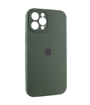Чохол Silicone Case Full Camera Protective (AA) для Apple iPhone 12 Pro (6.1 ") Зелений / Cyprus Green