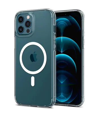 Чохол SGP Ultra Hybrid (MagFit) для Apple iPhone 12 Pro / 12 (6.1") Прозорий