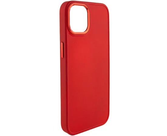 TPU чехол Bonbon Metal Style для Apple iPhone 12 Pro / 12 (6.1") Красный / Red