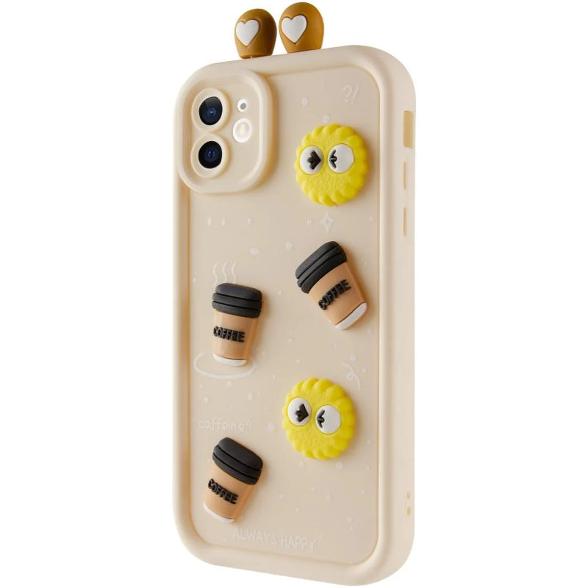 Чохол TPU Toys Case with Ears для Apple iPhone 12 (6.1") Sand