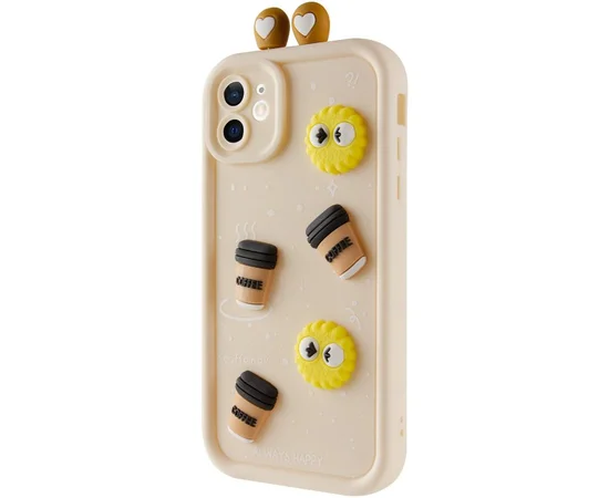 Чехол TPU Toys Case with Ears для Apple iPhone 12 (6.1") Sand