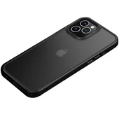 TPU+PC чехол Metal Buttons для Apple iPhone 12 Pro / 12 (6.1") Черный