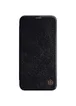 Кожаный чехол (книжка) Nillkin Qin Series для Apple iPhone 12 Pro / 12 (6.1") Черный