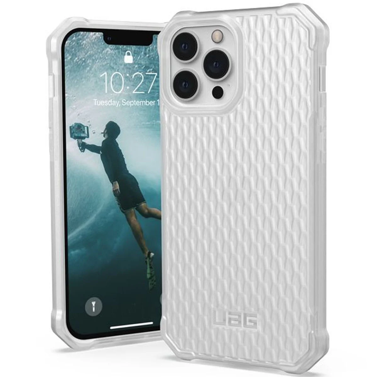Чохол TPU UAG ESSENTIAL Armor для Apple iPhone 12 Pro/12 (6.1") Матовий