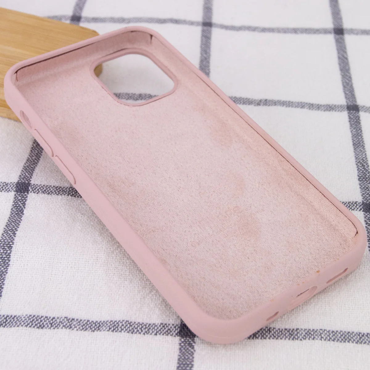 Чехол Silicone Case Full Protective (AA) для Apple iPhone 12 Pro / 12 (6.1") Розовый / Pink Sand