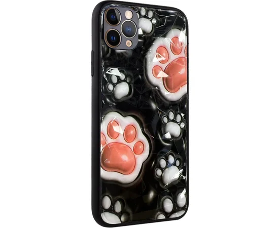TPU+PC чехол Prisma Plushie для Apple iPhone 12 Pro (6.1") Paws