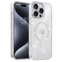 Чехол TPU Eclipse Sparkle (MagFit) для Apple iPhone 12 Pro / 12 (6.1") Clear