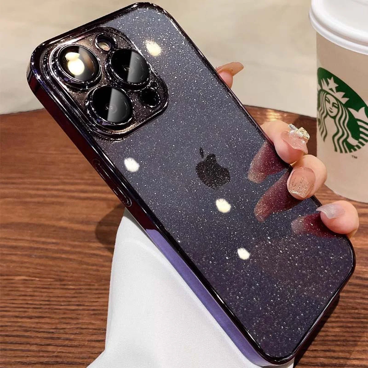 Чохол TPU+PC Glittershine для Apple iPhone 12 Pro (6.1") Purple