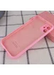 Чехол Silicone Case Full Camera Protective (AA) для Apple iPhone 12 (6.1") Розовый / Light pink / PVH