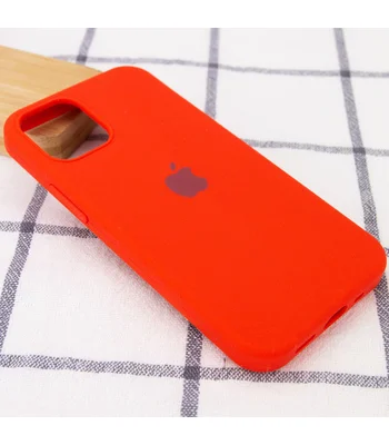 Чохол Silicone Case Full Protective (AA) для Apple iPhone 12 Pro / 12 (6.1 ") Червоний / Red