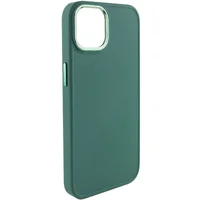 TPU чехол Bonbon Metal Style для Apple iPhone 12 Pro / 12 (6.1") Зеленый / Army green
