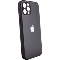 TPU+Glass чехол Matte Candy Full camera для Apple iPhone 12 Pro (6.1") Черный