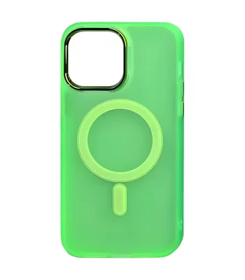Чехол TPU+PC Lily with MagSafe для Apple iPhone 12 Pro / 12 (6.1") Neon Green