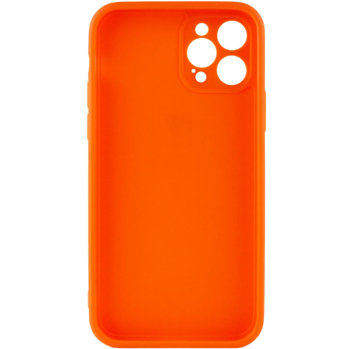 Силиконовый чехол Candy Full Camera для Apple iPhone 12 Pro (6.1") Оранжевый / Orange