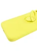 Чехол TPU Candy Ring Full Camera для Apple iPhone 12 (6.1") Желтый / Yellow