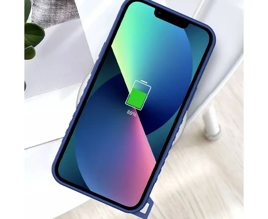 Чехол TPU+PC TRAVEL Carbon для Apple iPhone 12 Pro (6.1") Синий