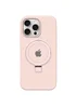 Чехол Silicone Case Full Protective with Ring для Apple iPhone 12 Pro / 12 (6.1") Pink