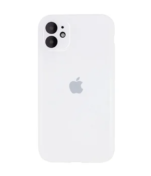 Чохол Silicone Case Full Camera Protective (AA) для Apple iPhone 12 (6.1 ") Білий / White