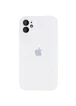 Чехол Silicone Case Full Camera Protective (AA) для Apple iPhone 12 (6.1") Белый / White