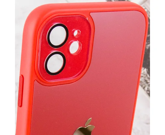 Чехол TPU+Glass Sapphire Midnight для Apple iPhone 12 (6.1") Красный / Red