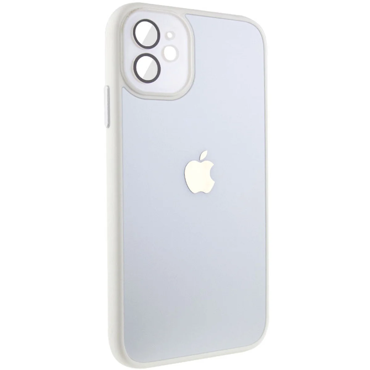 Чехол TPU+Glass Sapphire Midnight для Apple iPhone 12 (6.1") Белый / White