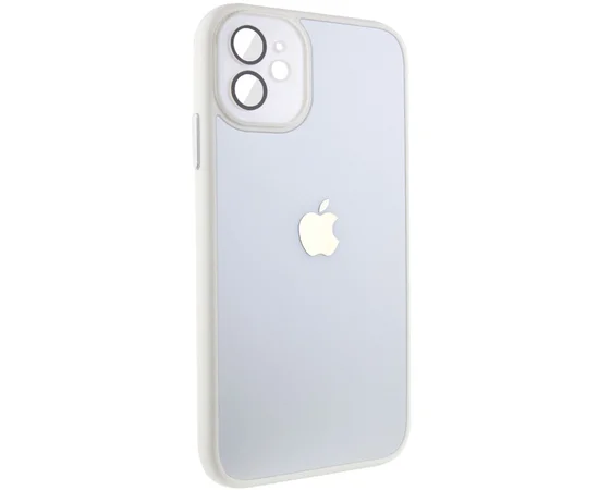 Чехол TPU+Glass Sapphire Midnight для Apple iPhone 12 (6.1") Белый / White