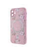TPU+PC чехол Secret Garden with MagSafe для Apple iPhone 12 (6.1") Pink