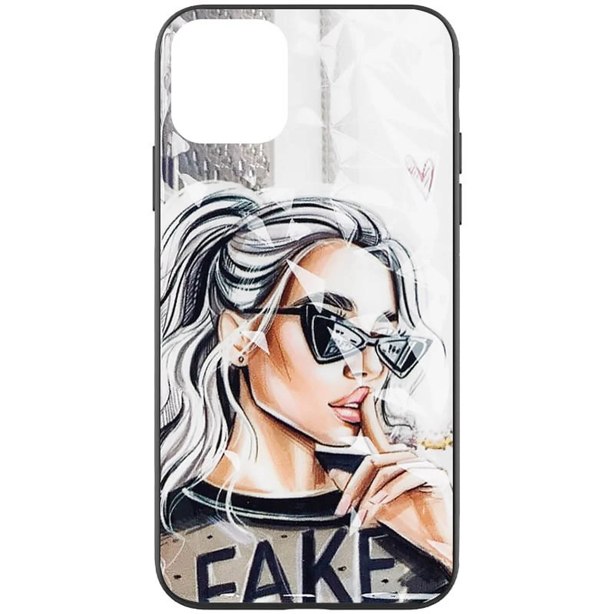 TPU+PC чехол Prisma Ladies для Apple iPhone 12 Pro / 12 (6.1") Fake