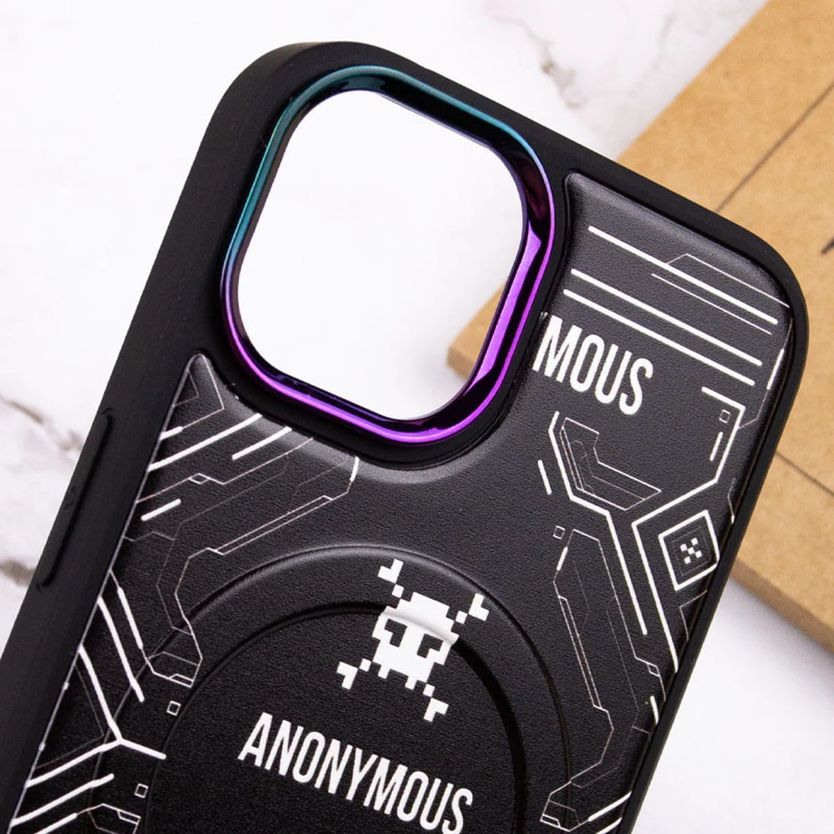 TPU+PC чохол Funny pictures with MagSafe для Apple iPhone 12 Pro / 12 (6.1") Anonymous