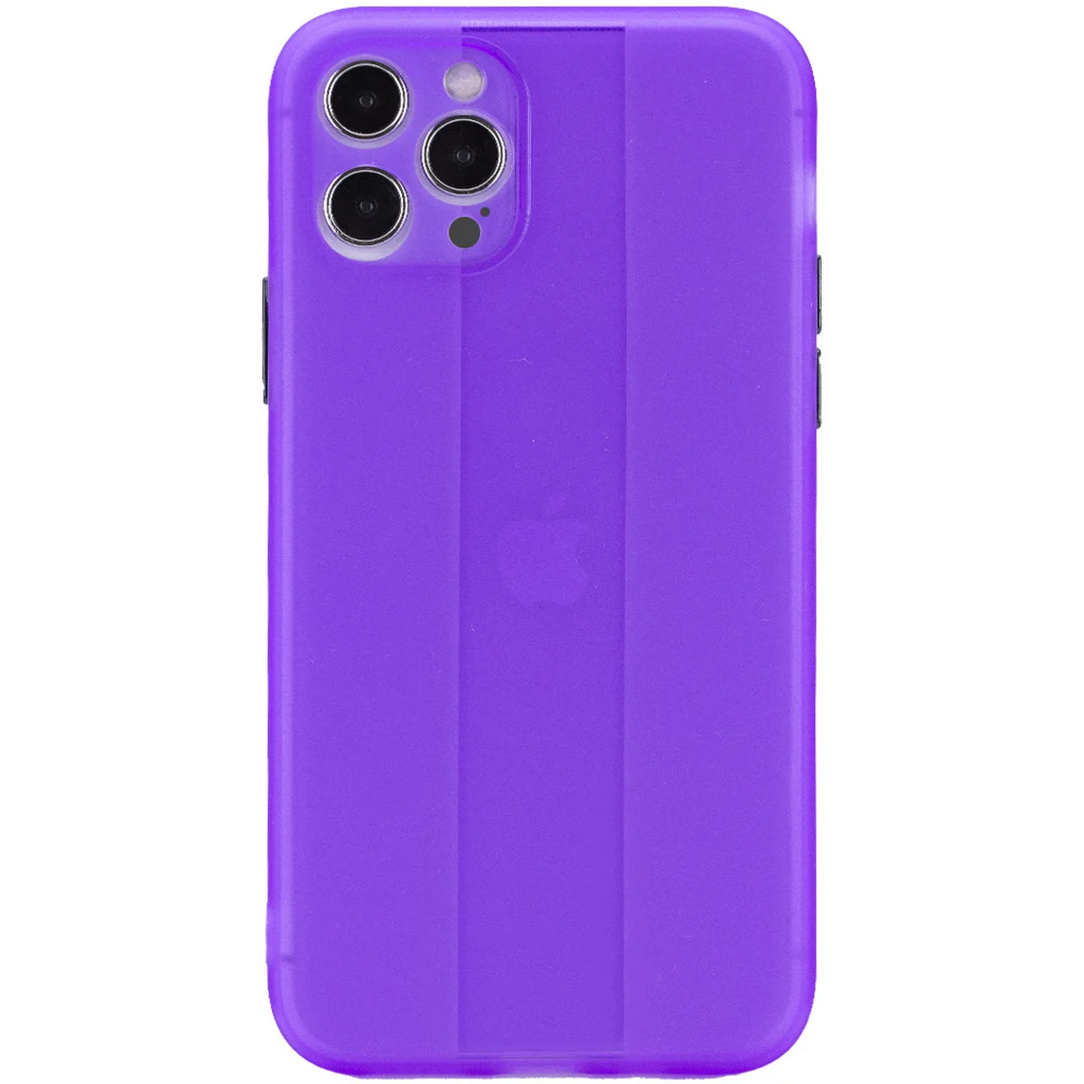 Чехол TPU Glossy Line Full Camera для Apple iPhone 12 Pro (6.1") Сиреневый