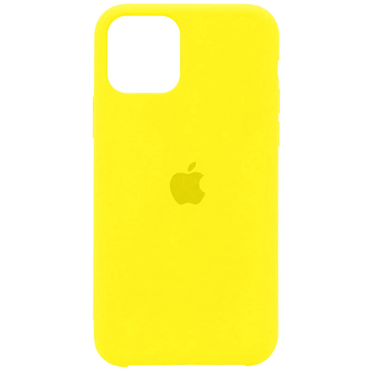 Чохол Silicone Case (AA) для Apple iPhone 12 Pro / 12 (6.1") Жовтий / Neon Yellow
