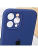 Чохол Silicone Case Full Camera Protective (AA) для Apple iPhone 12 Pro (6.1 ") Синій / Deep navy