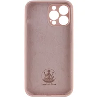 Чехол Silicone Case Lakshmi Square Full Camera для Apple iPhone 12 Pro (6.1") Розовый / Pink Sand