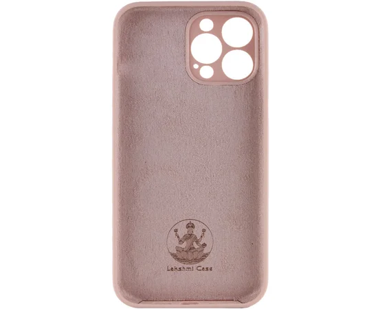Чехол Silicone Case Lakshmi Square Full Camera для Apple iPhone 12 Pro (6.1") Розовый / Pink Sand