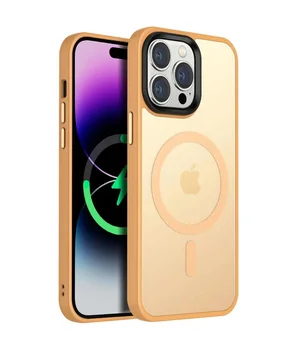 Чехол Ummi Colorful with MagSafe для Apple iPhone 12 Pro / 12 (6.1") Персиковый / Orange