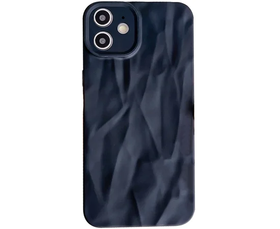 Чехол TPU Texture для Apple iPhone 12 (6.1") Black