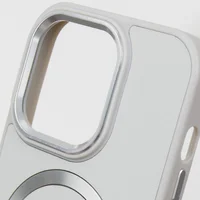 Кожаный чехол SnapCase with MagSafe для Apple iPhone 12 Pro / 12 (6.1") Grey