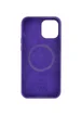 Чохол Silicone case (AAA) full with Magsafe and Animation для Apple iPhone 12 Pro / 12 (6.1") Фіолетовий / Amethyst
