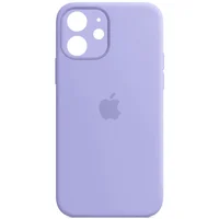 Чехол Silicone Case Full Camera Protective (AA) для Apple iPhone 12 (6.1") Сиреневый / Lilac / PVH
